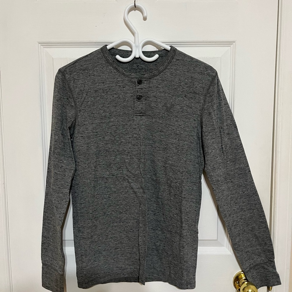 American Eagle Henley Long Sleeve